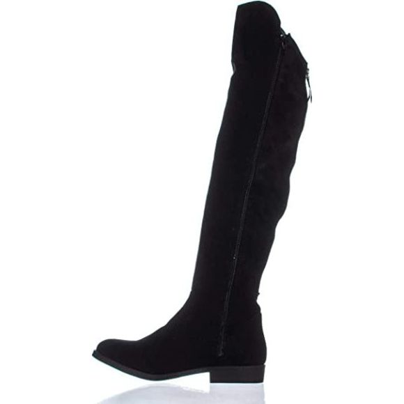 Style Co Womens Hayley Faux Suede Zipper Riding Boots Brown Size 5 M